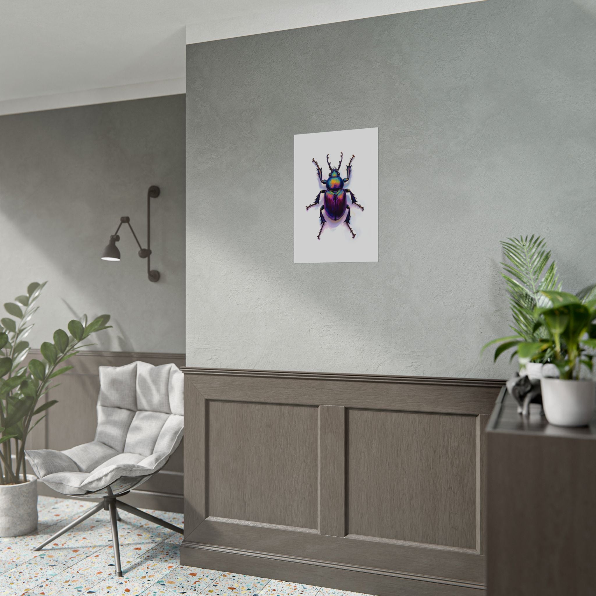 Iridescent Beetle Wall Art – Poster