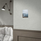 Foggy Coastal Cliff Wall Art  - Poster