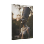 Nefertiti Bronze Statue Wall Art - Egyptian Sculpture Photography - Queen of Egypt - Poster