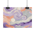 Swirling Pastel Sky Poster