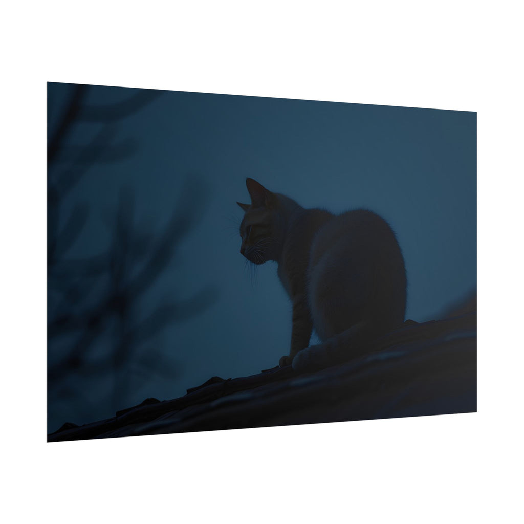 Nightwatch Cat Wall Art - Poster