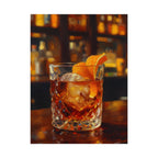 Whisky on Ice Wall Art -  Bar & Home Decor - Poster
