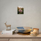 Butterfly on Pink Rose Wall Art - Poster