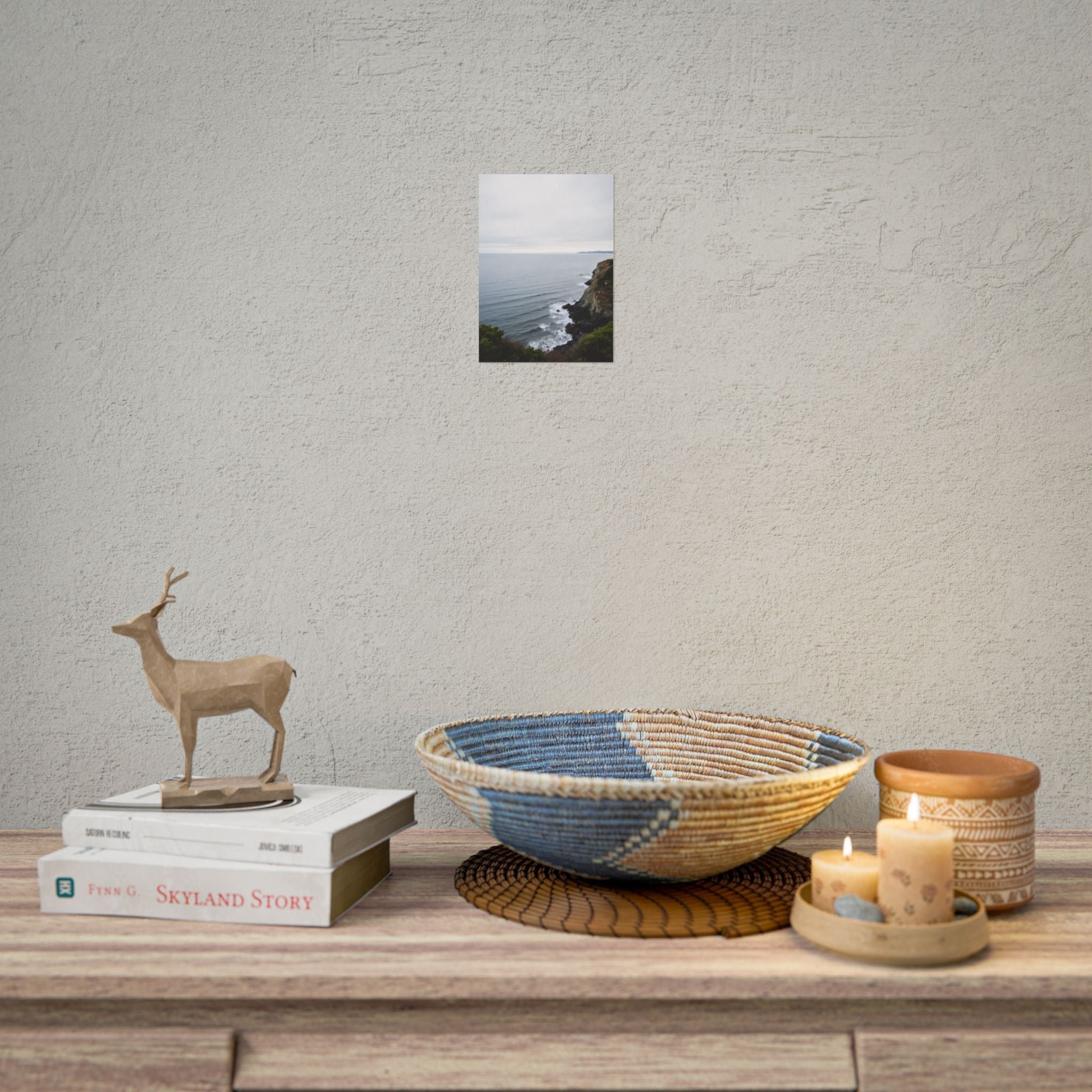 Dawn on the ocean Wall Art Print - Poster