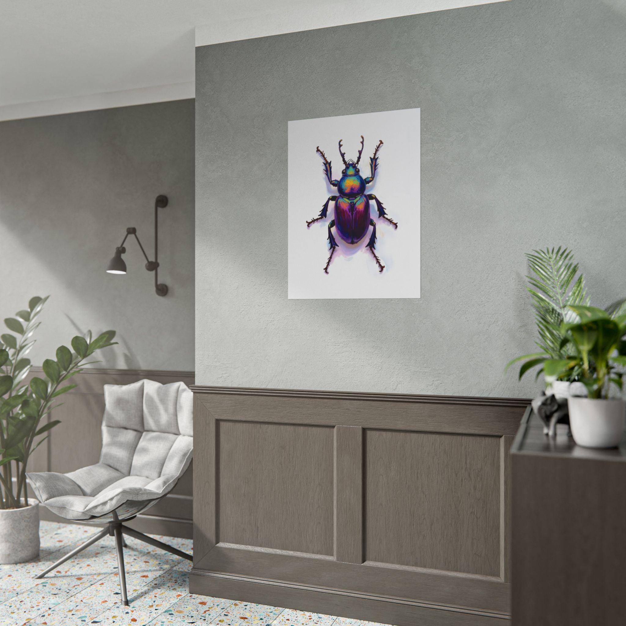 Iridescent Beetle Wall Art – Poster