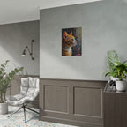 Orange tabby Cat  Oil Brushstroke Rolled Poster