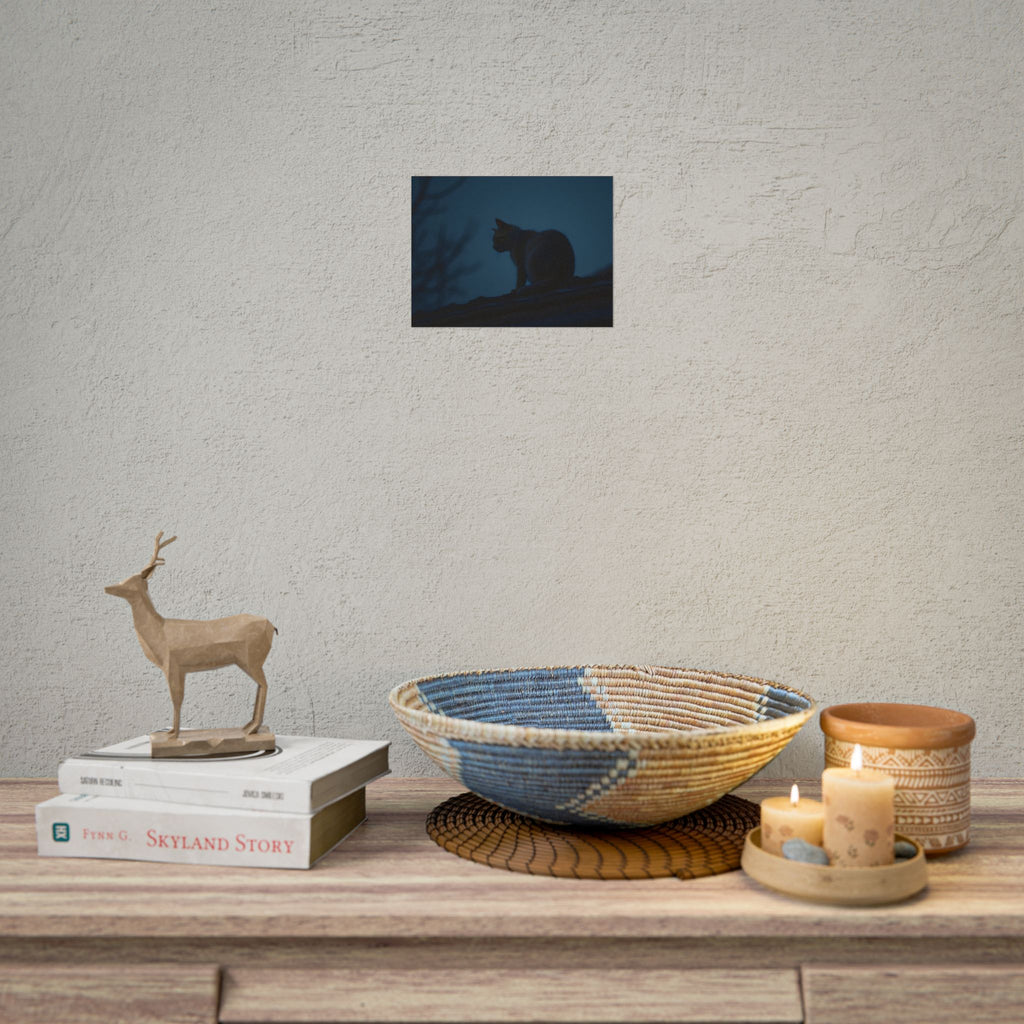Nightwatch Cat Wall Art - Poster