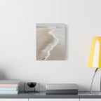 Kustlijn Canvas Print - Rustige Strand Muurkunst
