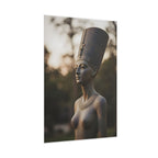 Nefertiti Bronze Statue Wall Art - Egyptian Sculpture Photography - Queen of Egypt - Poster
