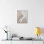 Kustlijn Canvas Print - Rustige Strand Muurkunst