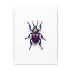 Iridescent Beetle Wall Art – Stretched Canvas