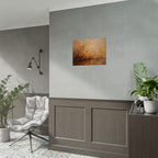 Golden Meadow Abstract Wall Art - Poster