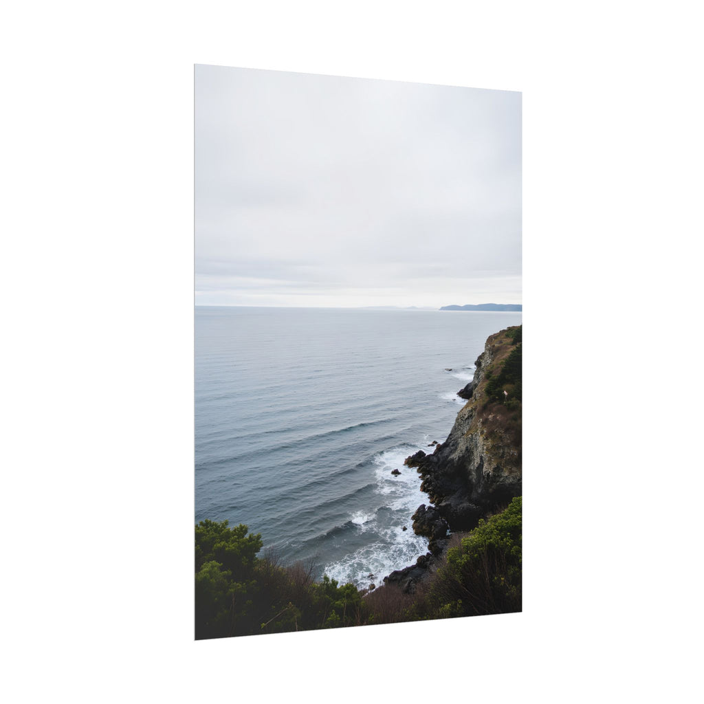 Dawn on the ocean Wall Art Print - Rolled Poster