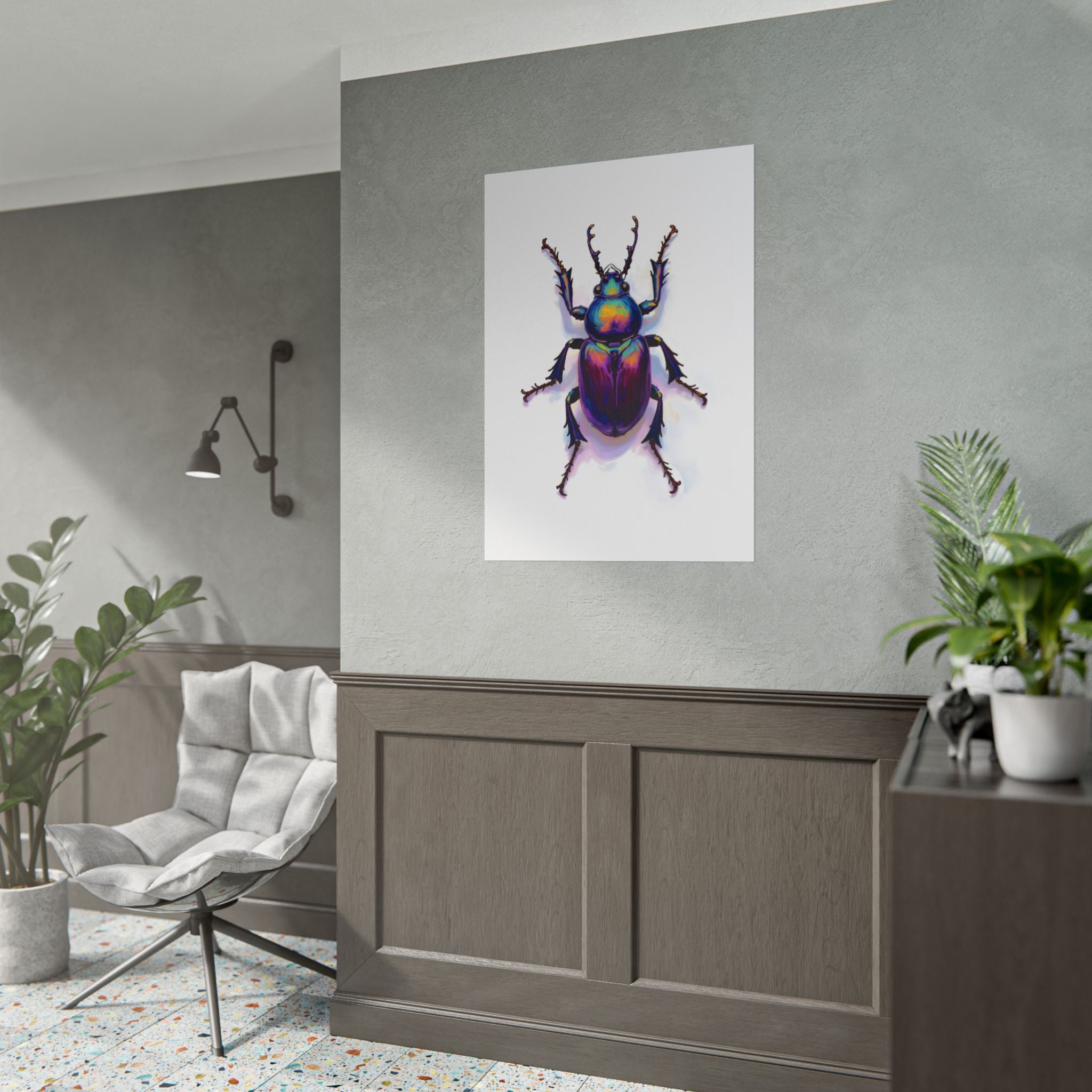 Iridescent Beetle Wall Art – Poster