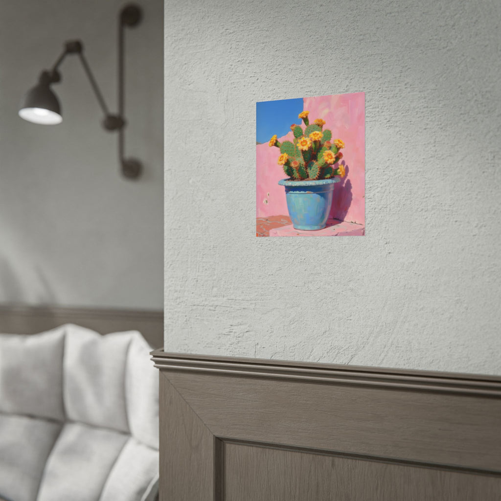Cactus Pink Wall Art -  Poster