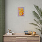Citrus Slice - Stacked Lemon Wall Art - Stretched Poster