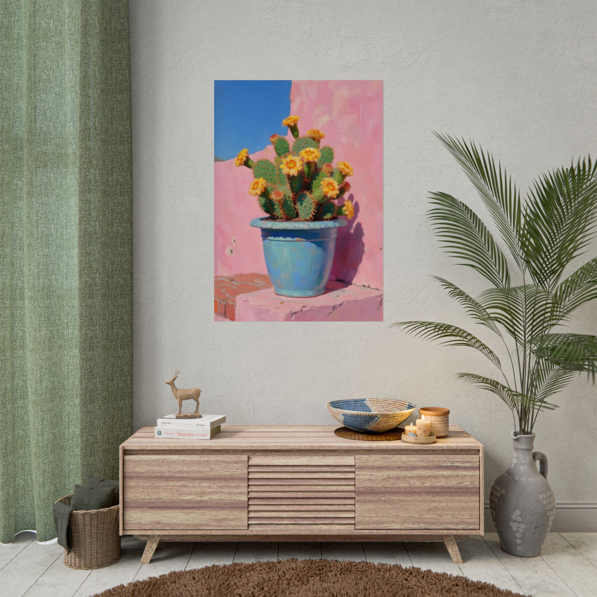 Cactus Pink Wall Art -  Poster