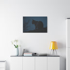 Nightwatch Cat Wall Art - Stretched canvas