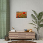 Poppy Field Art Poster - Rolled Floral Wall Print for Home & Office