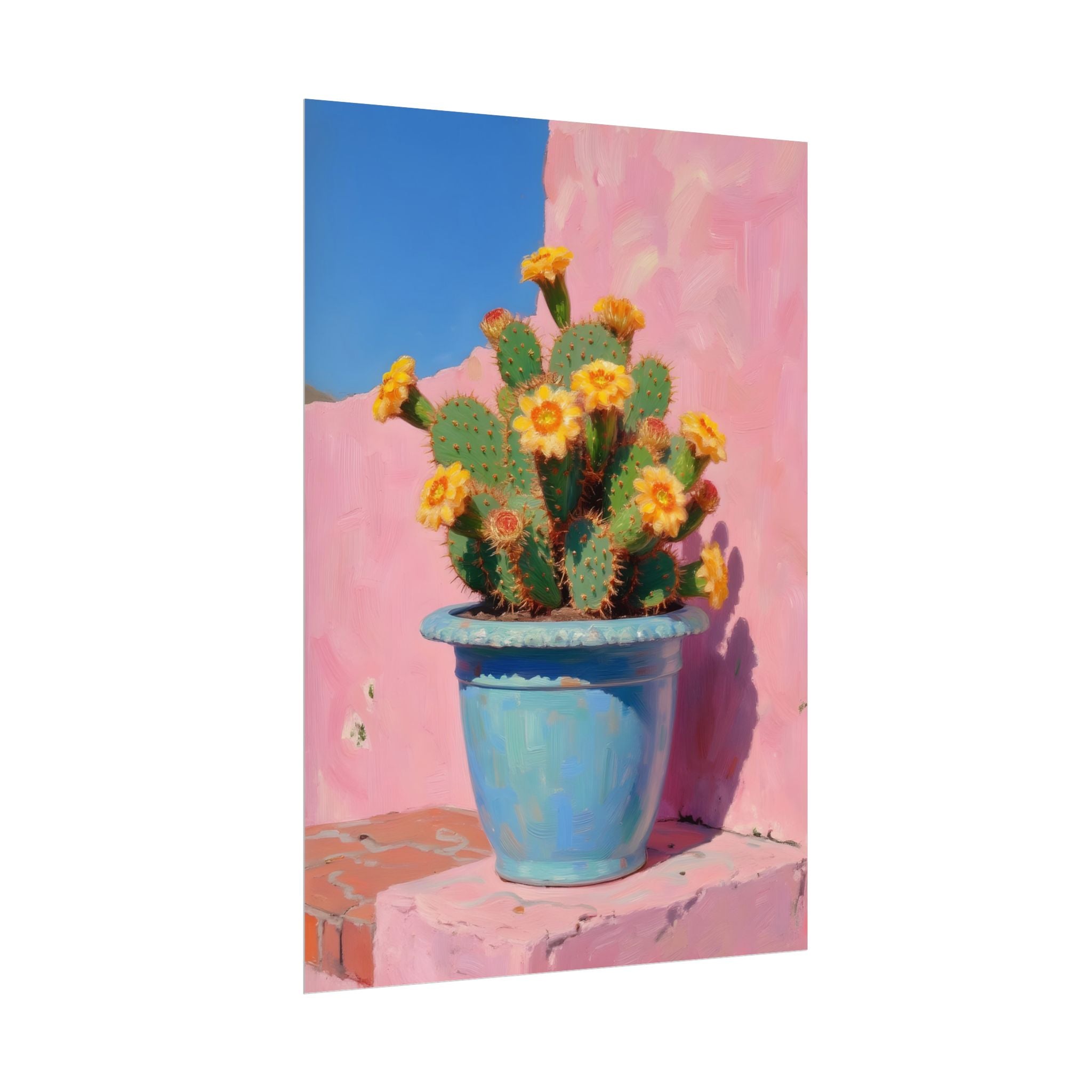 Cactus Pink Wall Art -  Poster