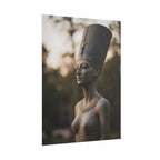 Nefertiti Bronze Statue Wall Art - Egyptian Sculpture Photography - Queen of Egypt - Poster