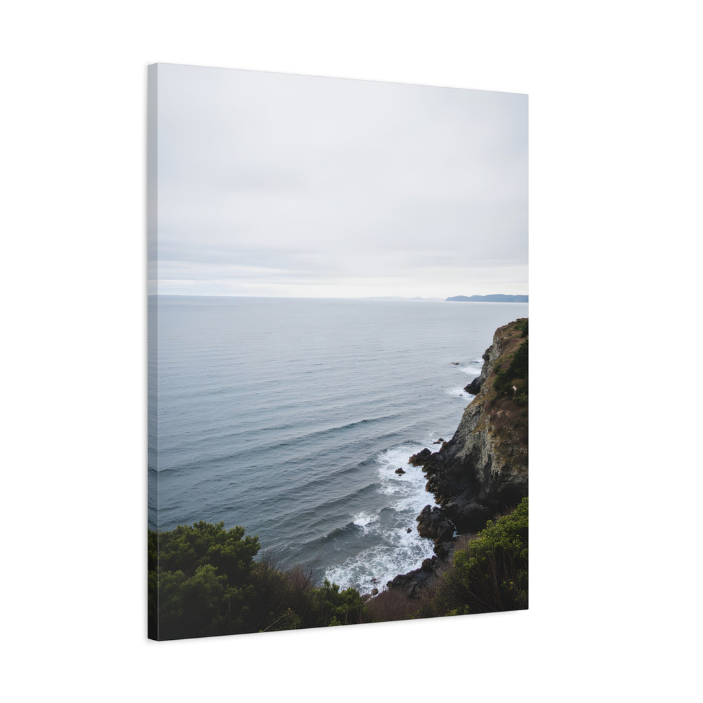 Dawn on the ocean Wall Art on Stretched Canvas
