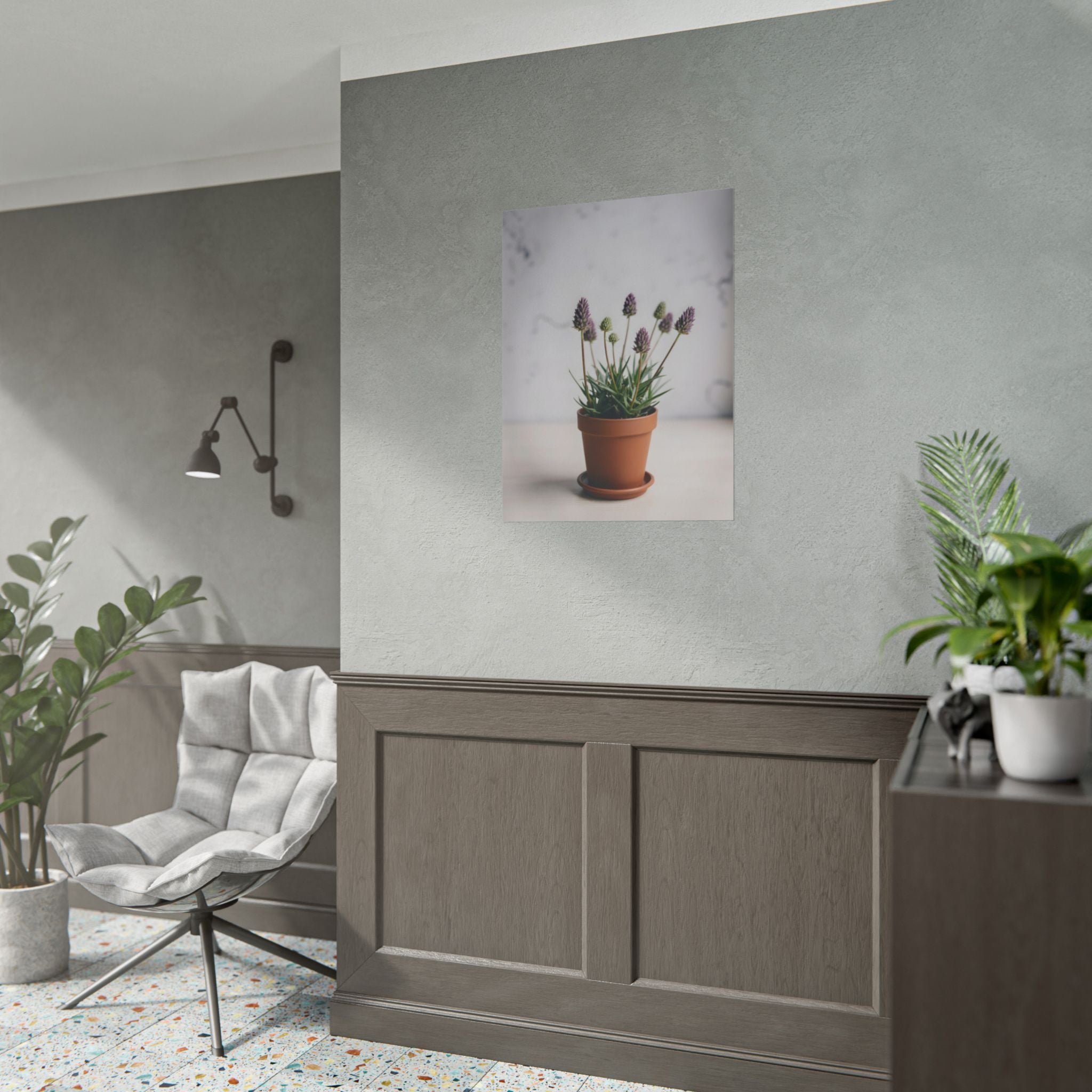 Potted Alpine Dodgegrass Wall Art – Poster