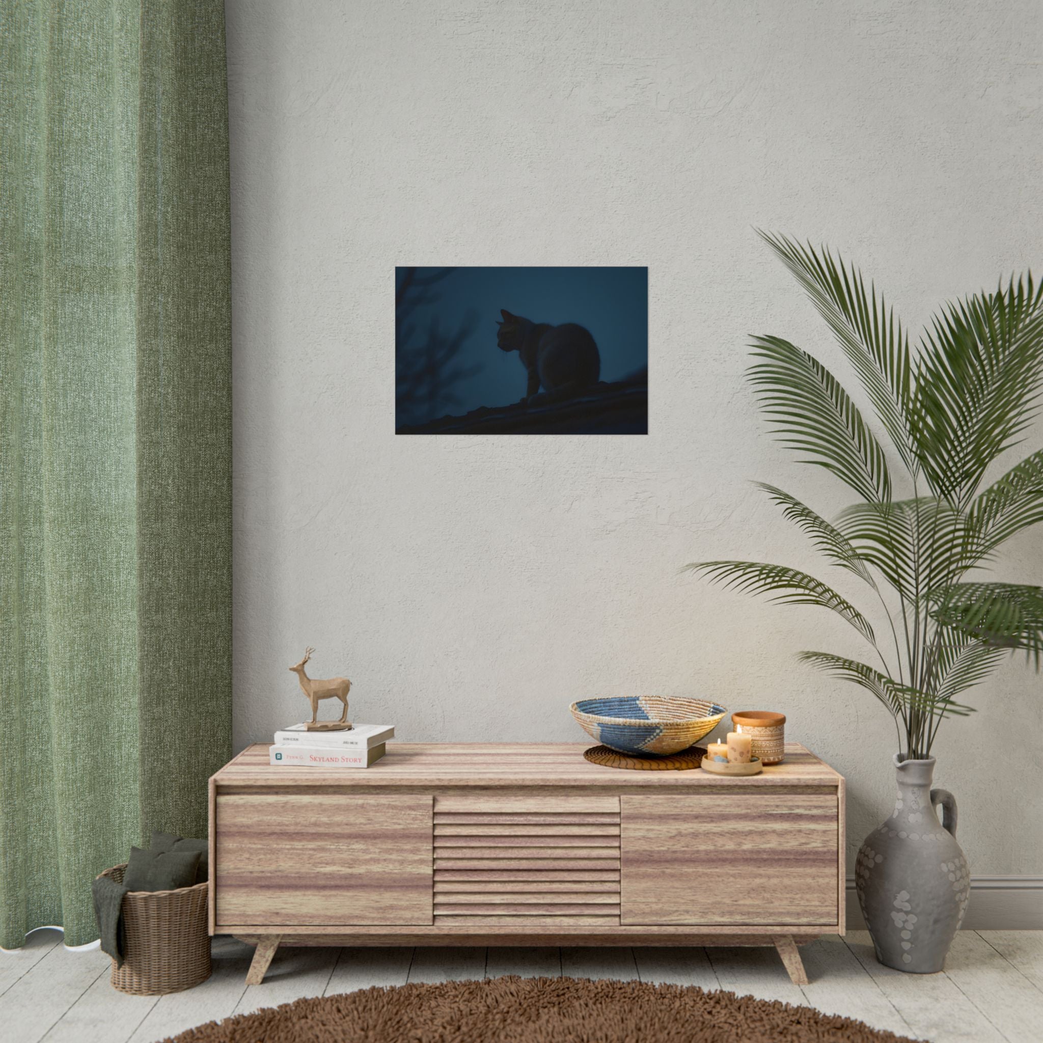 Nightwatch Cat Wall Art - Poster