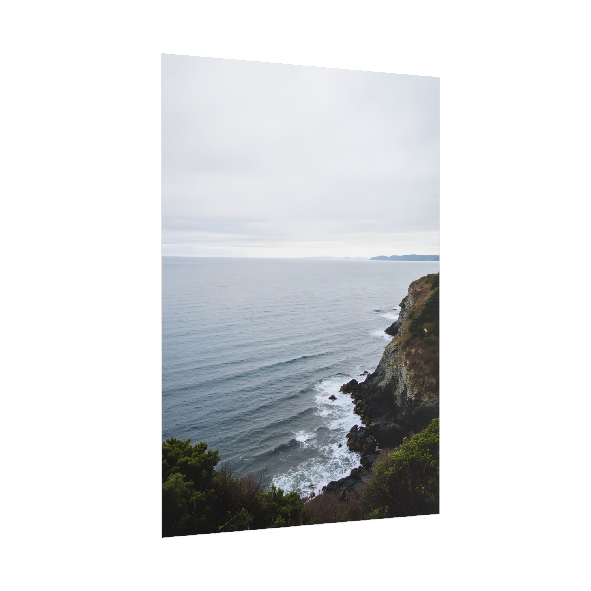 Dawn on the ocean Wall Art Print - Rolled Poster