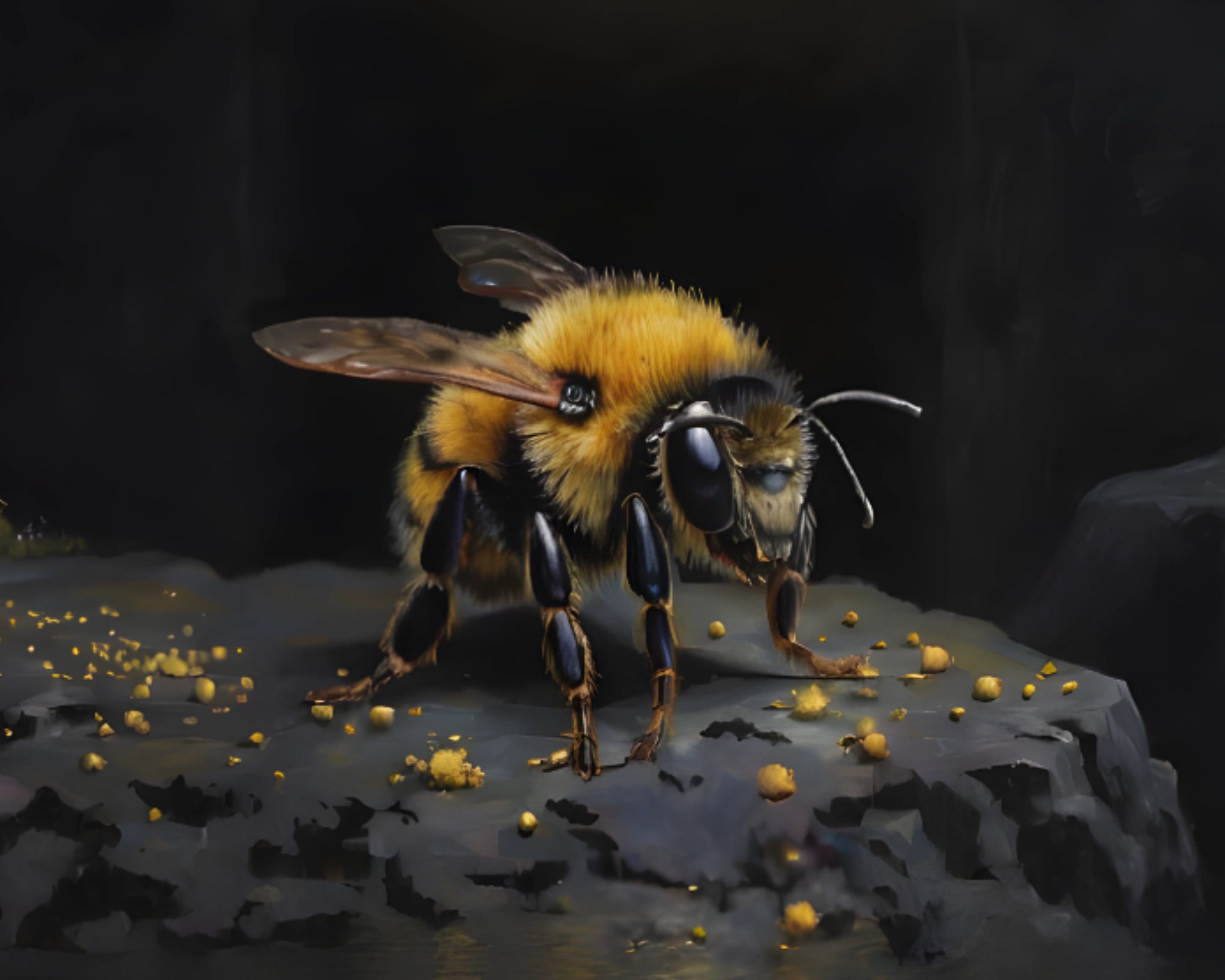 Bumblebee - Realistic Bee art - Digital Design (no physical product will be send)