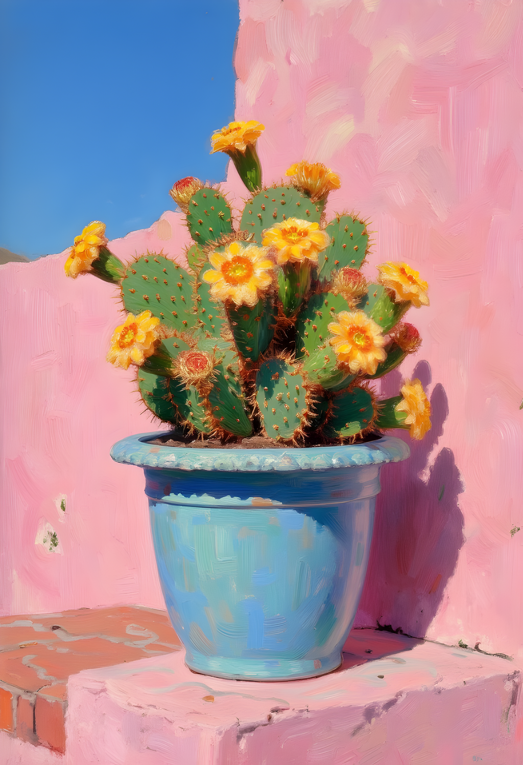 Cactus Pink Wall - Digital Design (no physical product will be send)