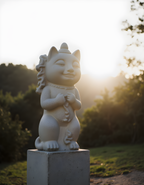 Sunlit Lucky Cat - Digital Design (no physical product will be send)