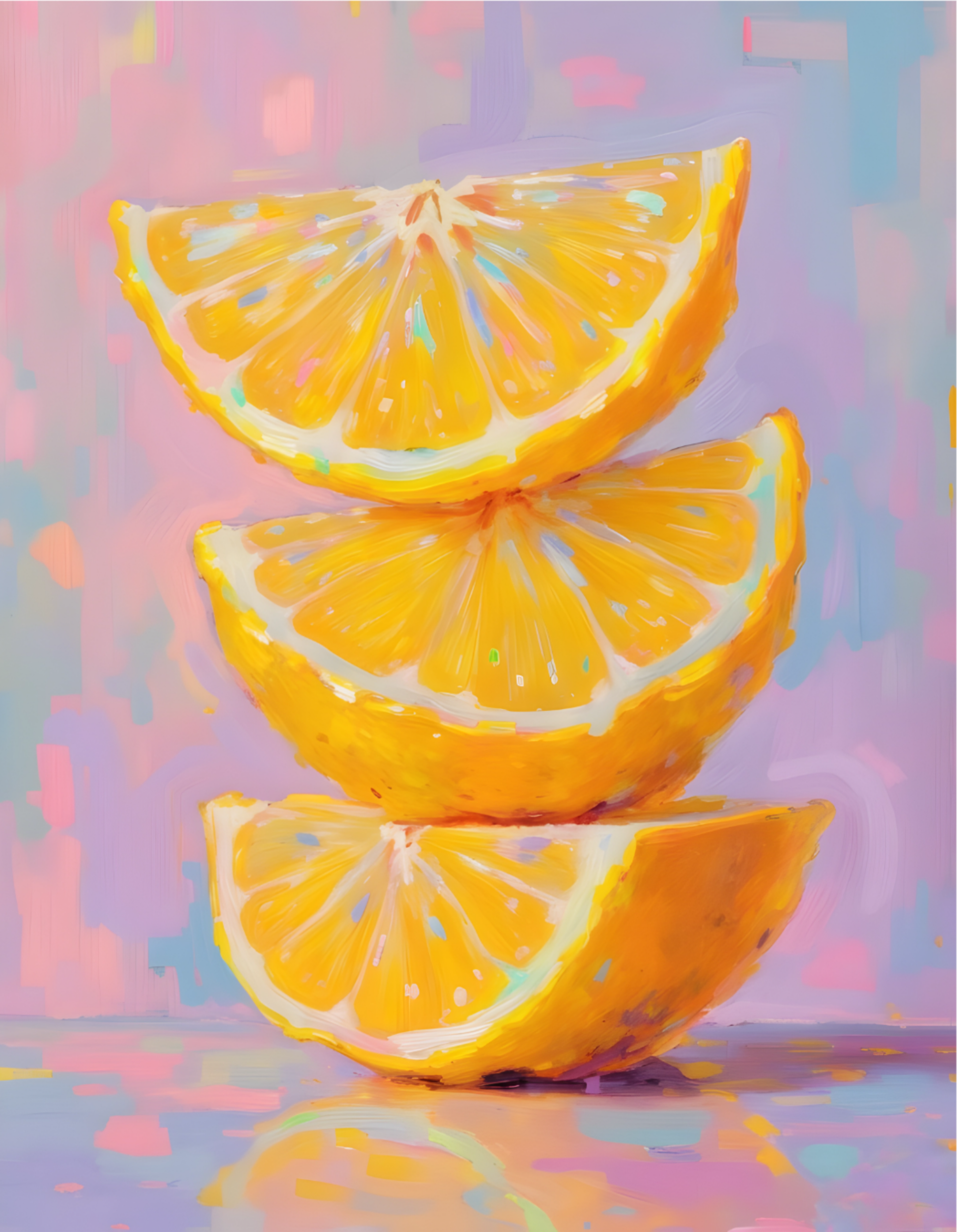 Citrus Slice - Stacked Lemon - Digital Design (no physical product will be send)