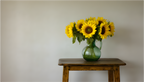 Sunflowers in Green Pitcher - Digital Design (no physical product will be send)