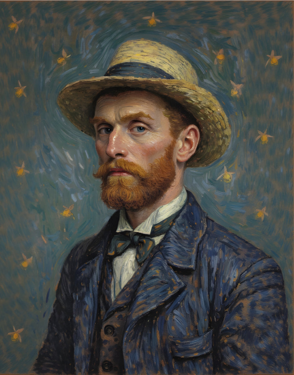 Van Gogh Style Self Portrait - Digital Design (no physical product will be send)